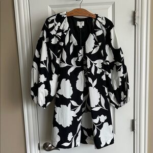 Kate Spade Monochrome Floral Dress